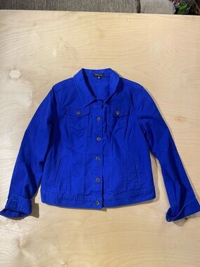 Relativity Cobalt Blue Denim Jacket Medium (QY)